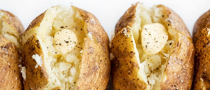 Baked Potato With Butter 